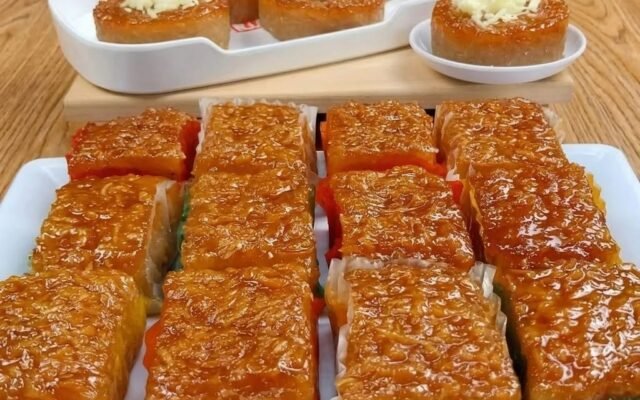 Gestoomde cassavecake