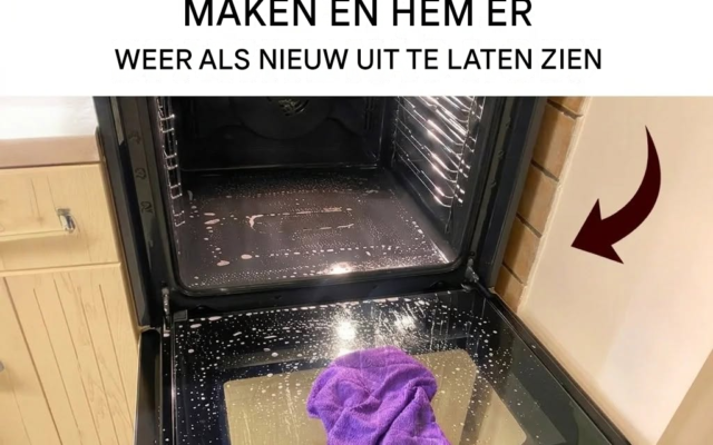 Hoe je je oven snel kunt schoonmaken met natuurlijke middelen